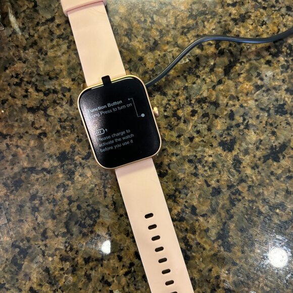 NEW Smart Watch Alexa Built-in Bluetooth Answer/Make Call, 1.8" Fitness Pink - Picture 2 of 5